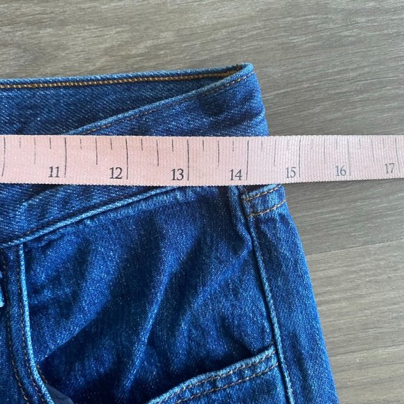 J Brand Mid-Blue “Wynne Straight High-Rise” Jeans - Picture 5 of 9